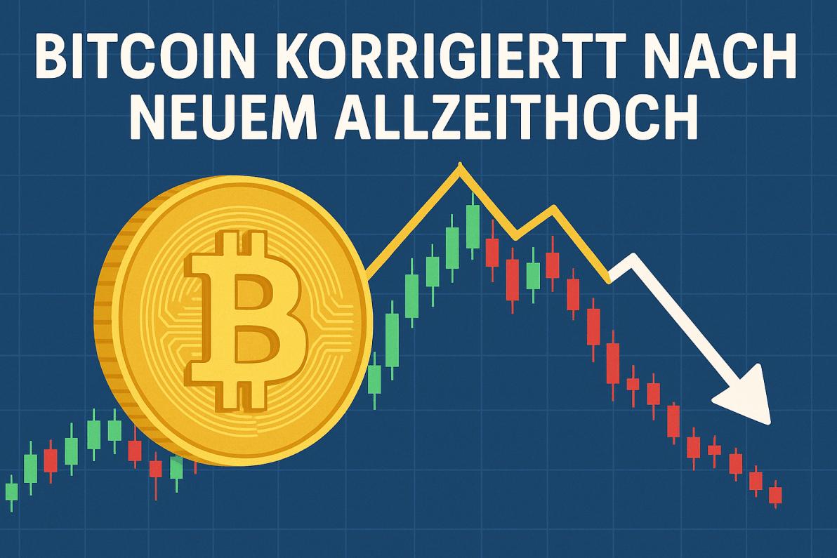 Bitcoin verzeichnet strategische Korrektur nach 123.000 Dollar Allzeithoch