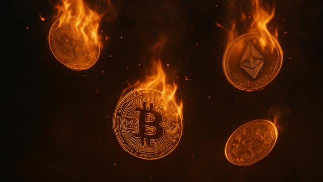 Panik am Markt: Krypto stürzt ins Bodenlose – Zweistellige Verluste bei ETH, XRP und Co.