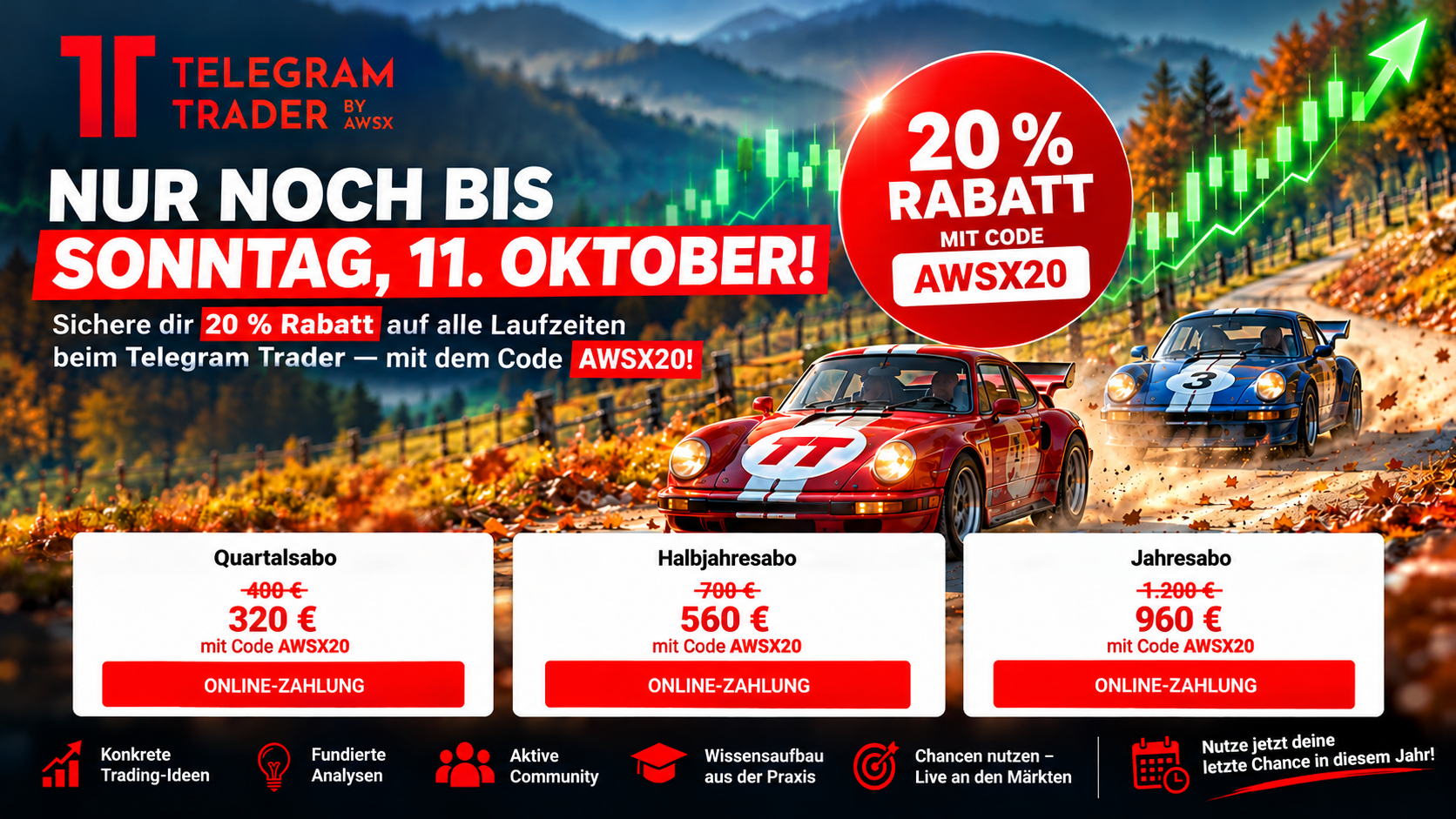 Telegram Trader_ Herbst-Rennaktion mit 20% Rabatt