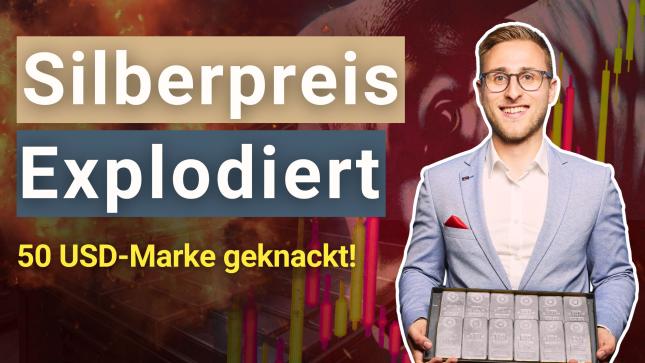 Allzeithoch beim Silber!: Silberpreis knackt die 50 USD-Marke! - Was passiert jetzt!?