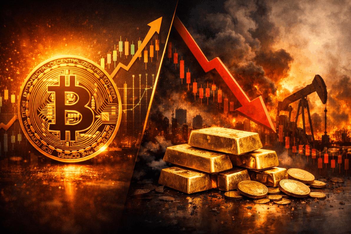 Stärke im Krisenumfeld - Bitcoin zeigt Outperformance gegenüber Gold und Aktien