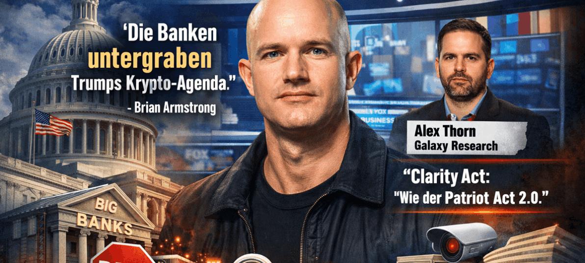 Machtkampf um US-Kryptozukunft - Warum das Coinbase-Interview auf Fox Business mehr ist als ein politischer Zwischenfall