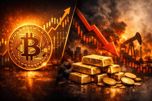 Stärke im Krisenumfeld: Bitcoin zeigt Outperformance gegenüber Gold und Aktien