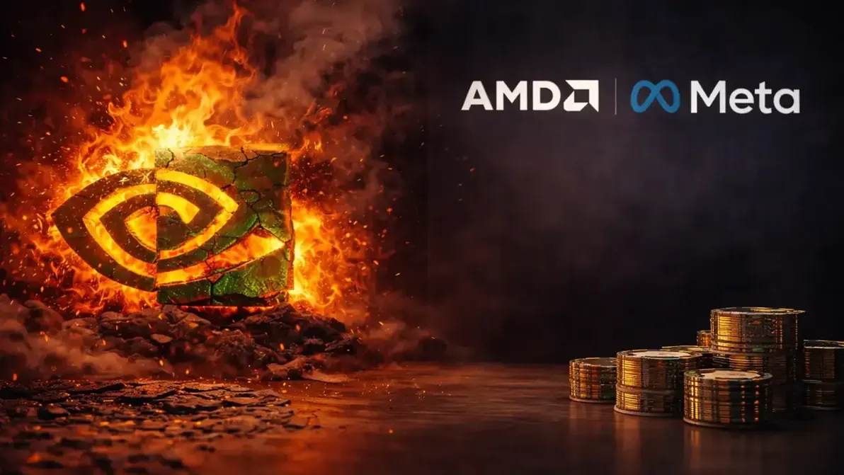 Attacke auf Nvidia! - 167-Dollar-Aktie für 1 Cent – AMD schnürt verrückten Chip-Deal mit Meta