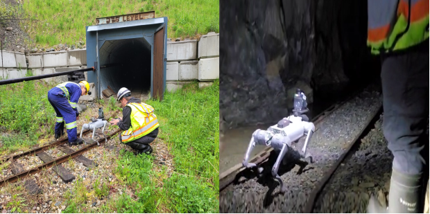 A person working on a robot<br /> <br /> AI-generated content may be incorrect.