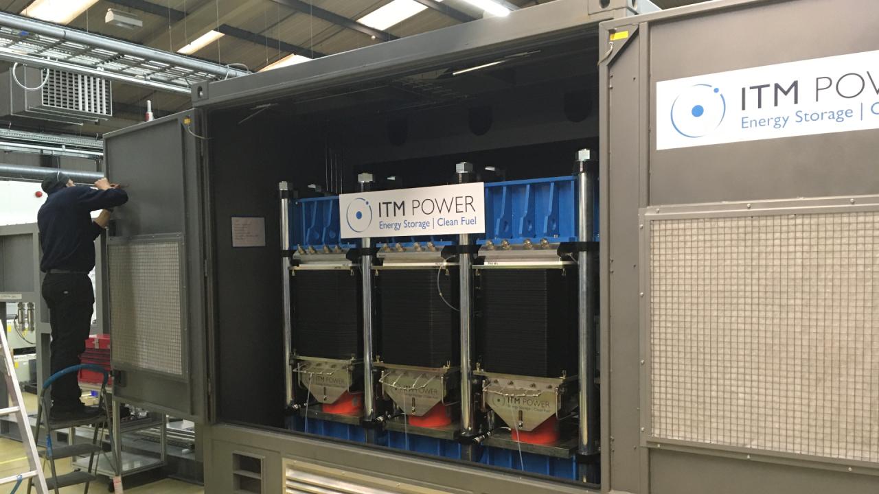 ITM Power Elektrolyseur Modul