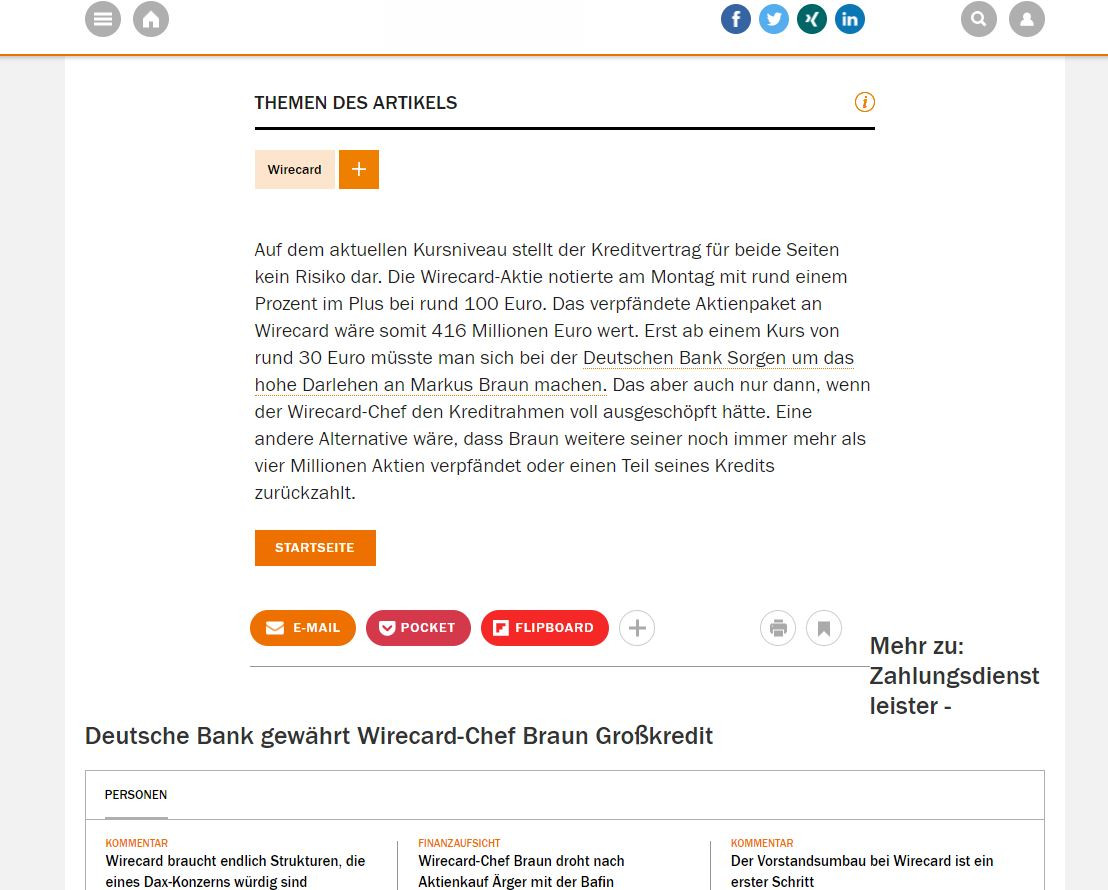 Wirecard Top Oder Flop Seite