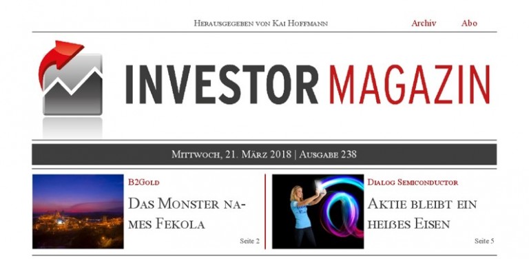 Das Investor Magazin: AUSGABE 238 JETZT ONLINE LESEN ...