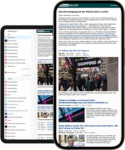 Newsletter © by wallstreetONLINE